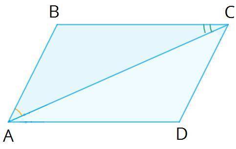 Дано: ABCD — параллелограмм;∢ BCA= 29°;∢ BAC= 23°.Найти:∢ BAD= °; ∢ B= °;∢ BCD= °; ∢ D= °.
