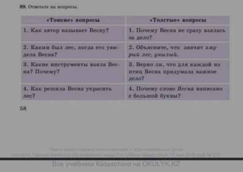 ответьте тонкие и толстые вопросы картинка здесь ответьте правильна я 7 класс ответьте