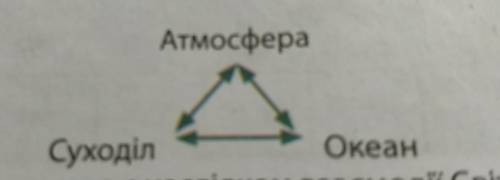 Установіть, у чому виявляються взаємозв'язки між окремими частинами цього трикутника