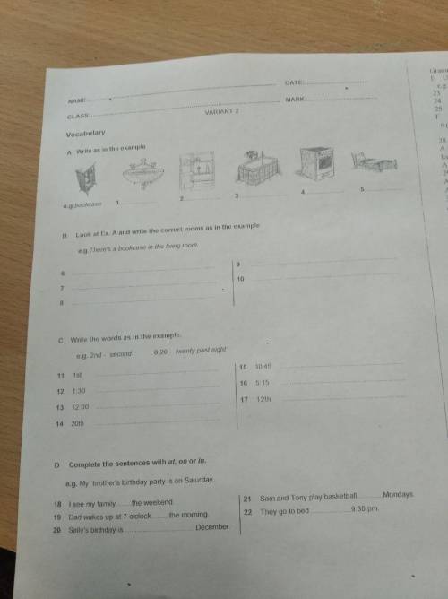 решить контрольную работу по Английскому языку 6 класса.