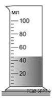 Ребята очень умоляю Найди цену деления, погрешность и объем жидкости в мензурке