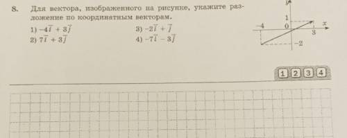 Расположение по координаты векторам