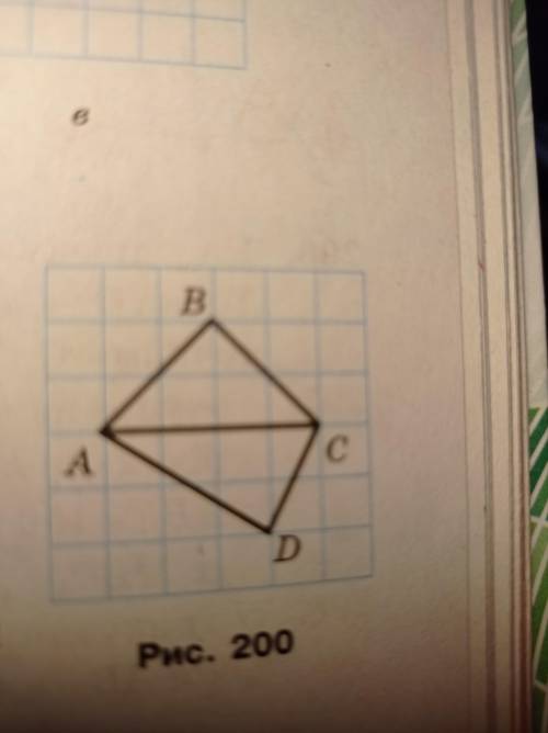Проведіть через точку B пряму m, паралельну прямій AC, а через точку D— пряму n, паралельну прямій A