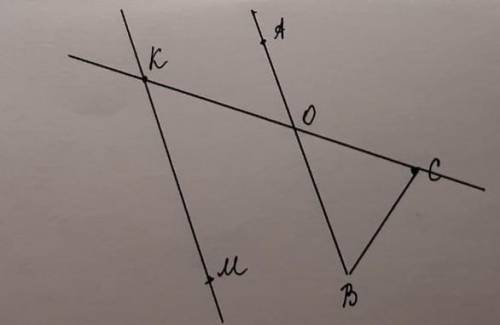 : найдите на рисунке и запишите : а )прямые б)лучи в) отрезкиг) параллельные прямые