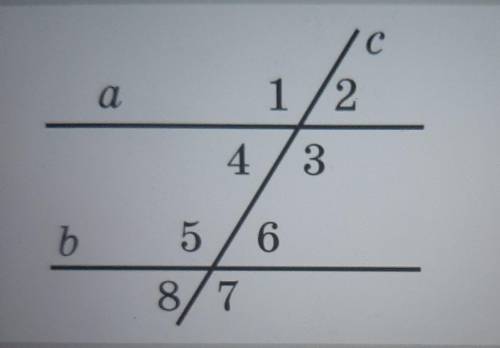 Прямые a и b паралельны, <6=72°. Найдите <1