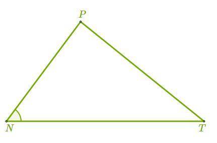Площадь треугольника NPT равна 28 см2, угол ∡N=30°, сторона NT=14 см. Определи длину стороны NP. отв