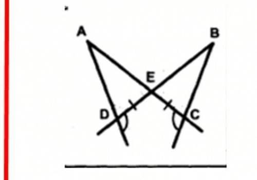 Найти равные треугольники и письменно доказать их равенство