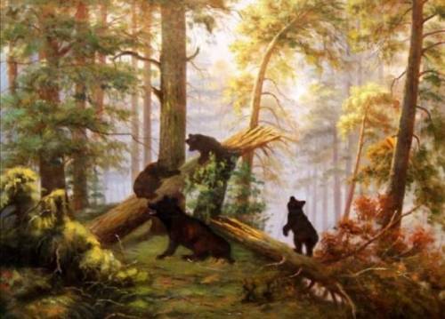 Сочинение по картине Ивана Ивановича Шишкина Утро в сосновом лесу. План: 1) Вступление2) Основная