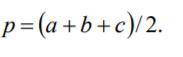 Код С++. Ввести пять наборов сторон треугольника а, b, c и определить для каких сторон высота a h бу