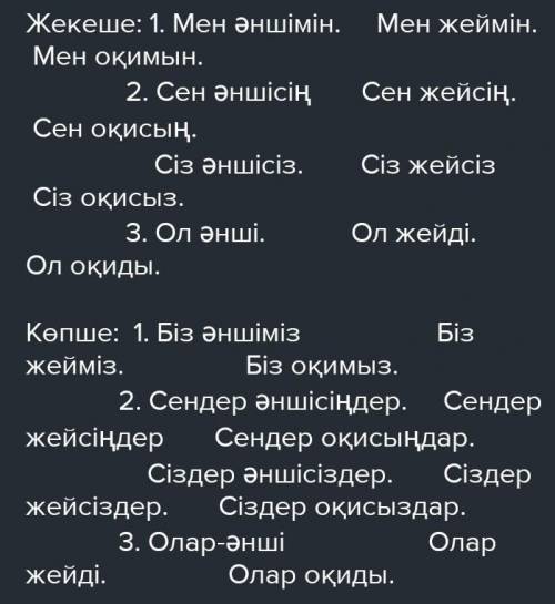 Памагите составить 2 слова на казакском языке жиктик жалгау