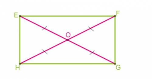 Дан прямоугольник HGFE. Докажите равенство треугольников EOH и GOF См вкладку ЗА СПАМ — жалоба