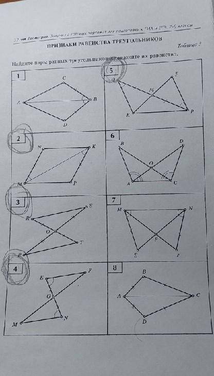 с полной росписью и только номера 5 , 4 , 3, 2