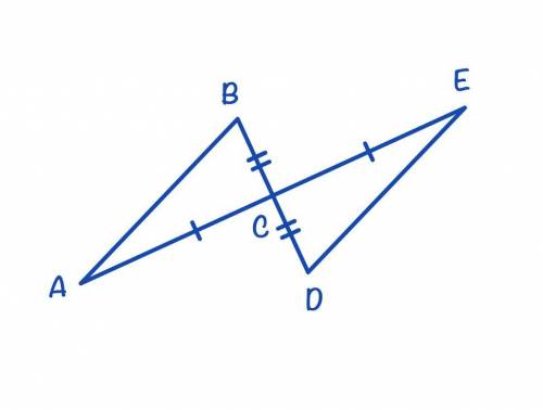 Используя рисунок, найдите ∠Е, если ∠А=36°, ∠В=54°, ∠ВСА=90°.
