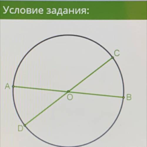 Дана окружность с центром Ои её диаметры AB и CD. с Определи периметр треугольника AOD, если CB = 12