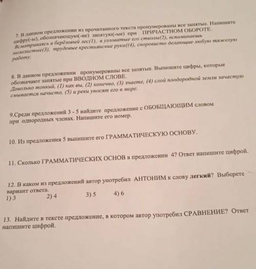 (1)Какое русское, какое милое дерево - береза! (2)Ни одно из деревьев не вмещает столько национальны