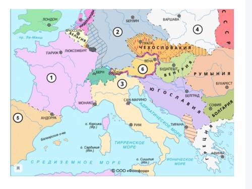 Рассмотрите схему и выполните задание. Бенито Муссолини пришёл к власти в стране, которая обозначена