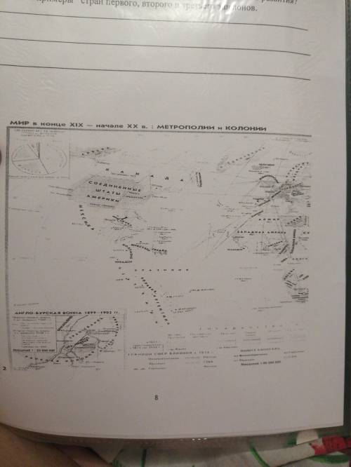 1)на основе анализа карты, напишите, какие изменения произошли в начале 20 века 2)какой критерий исп