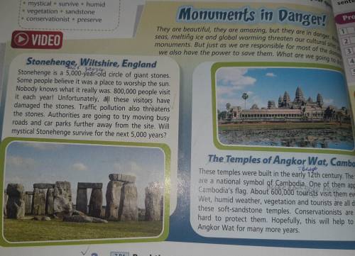 2 7.R4 Read the text and answer the questions. 1 How old is Stonehenge? 2 Why did they build Stonehe