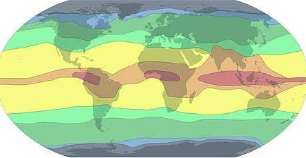 Используя рисунк, отметьте верные утверждения о широтной зональности 1. Субэкваториальный пояс захва