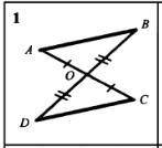 Укажите признак равенства данных треугольников на рис.1. ответ вводите арабскими цифрами. Введите от