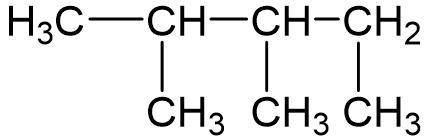 Назвіть сполуку за номенклатурою IUPAC: ⦁ А. 2,3-диметилпентан; В. 2,3,4-триметилбутан; Б. 1,2,3-тр