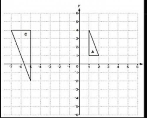а) Преобразуйте треугольник A в гомотетию с центром O (3; 3) и коэффициентом 3 и обозначьте результа