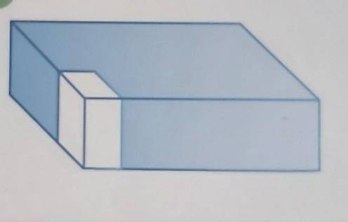 В приведённом на рисунке прямоугольником параллелепипеде его длина равна а см, ширина- b см, высота-