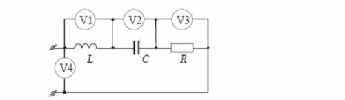 Определить показания вольтметра v4 v1=60в v2=20в v3=30в