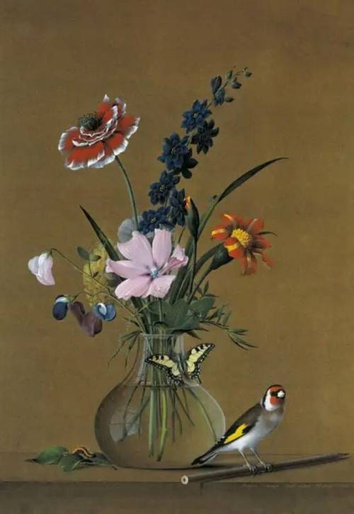 Написать мини-сочинение по картине Ф.П.Толстого «Букет цветов, бабочка и птичка» (1820). Использоват