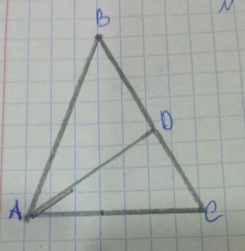 Отрезок AD - биссектриса треугольника ABC. Найдите: сторону AC, если BD:DC = 4:9, AB=16 см.