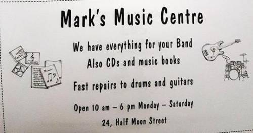 Imagine, you are asked about a music shop. Complete the advert with 7-8 sentences.
