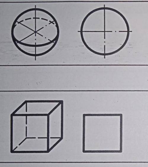 Упражнение 5 Определить, чем отличается геометрическое тело от плоской фигуры. Записать оли- чительн