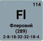5. Спрогнозируйте свойства элемента флеровий, зная его положение в системе Менделеева