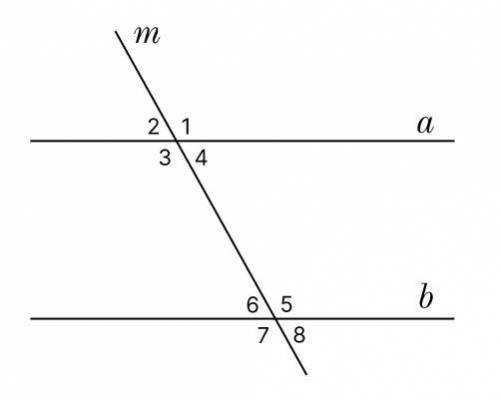 Известно, что прямые a и b параллельны. Найди градусные меры ∠3 и ∠8, если ∠3= 2 3 ∠8