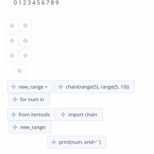 Цикл for (фор). Урок 3 Отсортируй последовательность кода, если необходимо получить следующий резуль