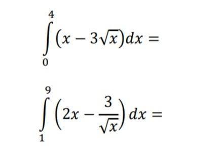 Определенные интегралы