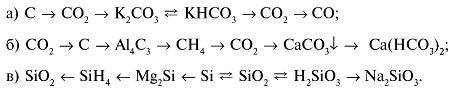 Запишите уравнения реакций следующих превращений: