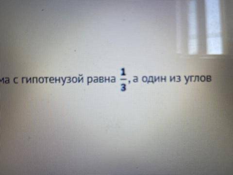 Найдите меньший катет прямоугольного треугольника, если известно, что его сумма с гипотенузой равна 