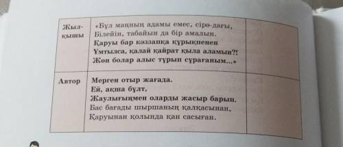 2 6-тапсырма. Төмендегі қарамен жазылған өлең жолдарының мағынасын V түсіндіріңдер.